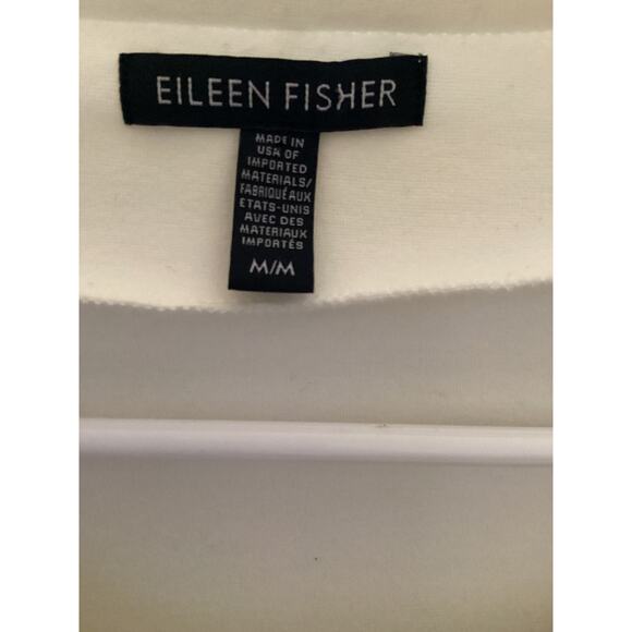 Eileen Fisher Womens Beige Zip Up Short Jacket Pockets Medium Stretch USA - Picture 4 of 6